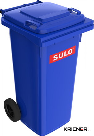 Popelnice plastová SULO 120 l - modrá