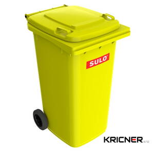 Popelnice plastová SULO 240 l - žlutá