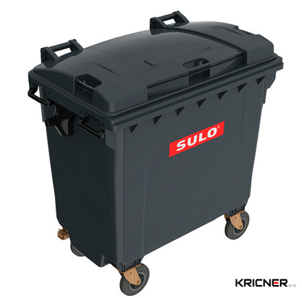 Kontejner plastový SULO 770 l, černý 