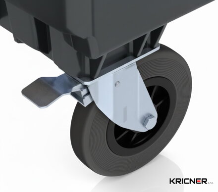 Kolečko s brzdou na kontejner 1100l