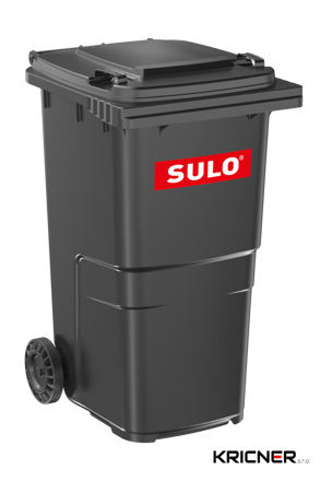 Popelnice plastová SULO 240 l - černá