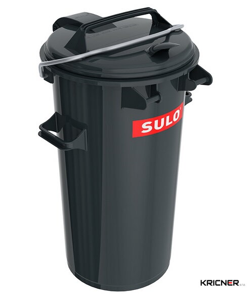 Popelnice plastová SULO 50 l - černá Popelnice plastová SULO 50 l - černá